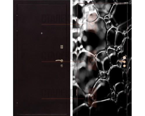 Металлическая дверь Порошковое напыление - Фотопечать -1